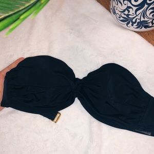 Black bikini top